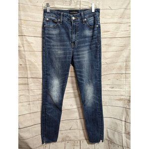 Lucky Brand Bridgette Skinny Jeans Size 4 Frayed Hem 27" Waist/28" Inseam